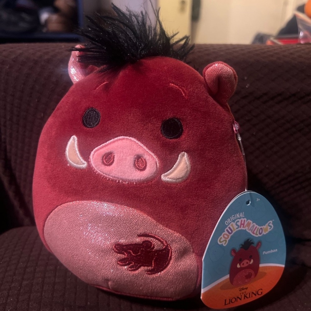 Squishmallows Plush Disney Lion King Pumbaa - Childs Ultra Soft Stuffed Toy